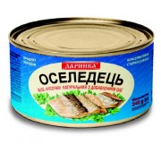 Оселедець філе-кусочки з додав.олії 240г 24шт.ящ ж/№5 ТМ "Даринка"